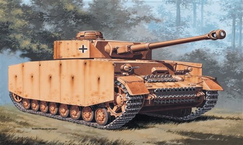 модель Немеций танк Т-4